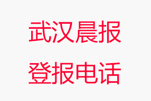 武漢晨報登報電話，武漢晨報登報聯系電話找我要登報網