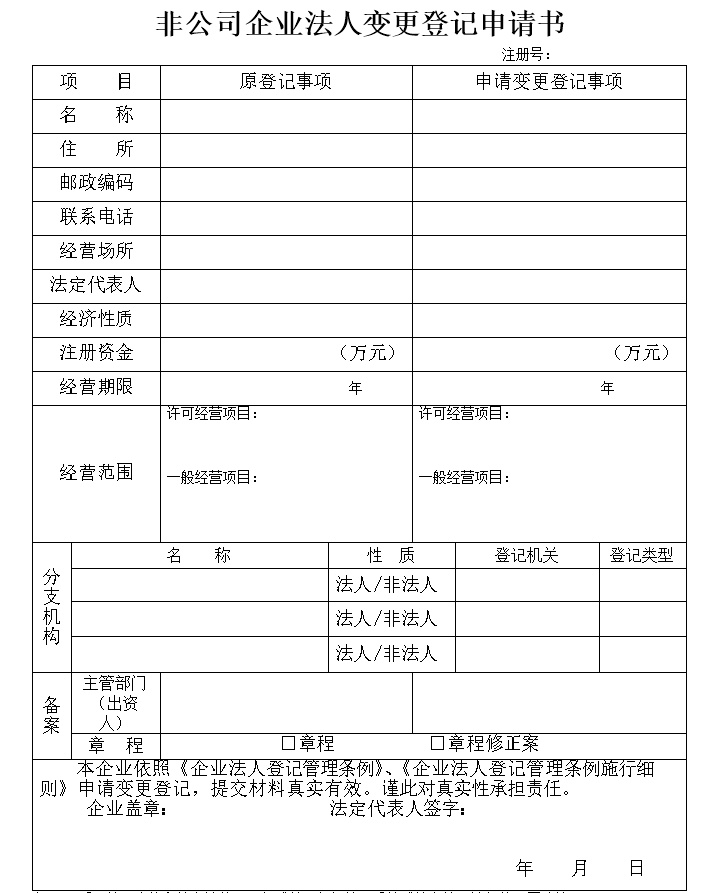 法人變更申請表,公司法人變更申請表找我要登報網
