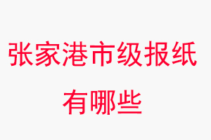張家港報紙有哪些，張家港市級報紙有哪些找我要登報網