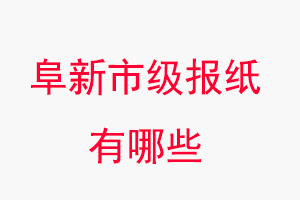 阜新報紙有哪些,阜新市級報紙有哪些找我要登報網