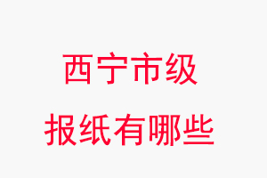 西寧報(bào)紙有哪些,西寧市級(jí)報(bào)紙有哪些找我要登報(bào)網(wǎng)